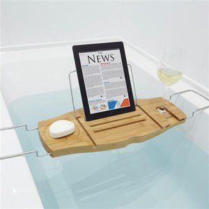 Umbra Aquala Bamboo Bathtub Caddy